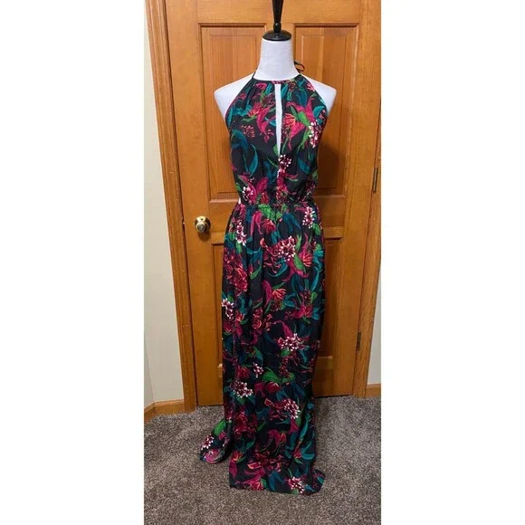 Boohoo Tropical Maxi Dress - Picture 2 of 4